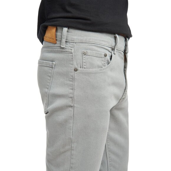 $139 NEW Mott & Bow Mercer Slim Lt Gray Soft Twill 31x32 AG Tellis Mugsy Stretch - Picture 6 of 8